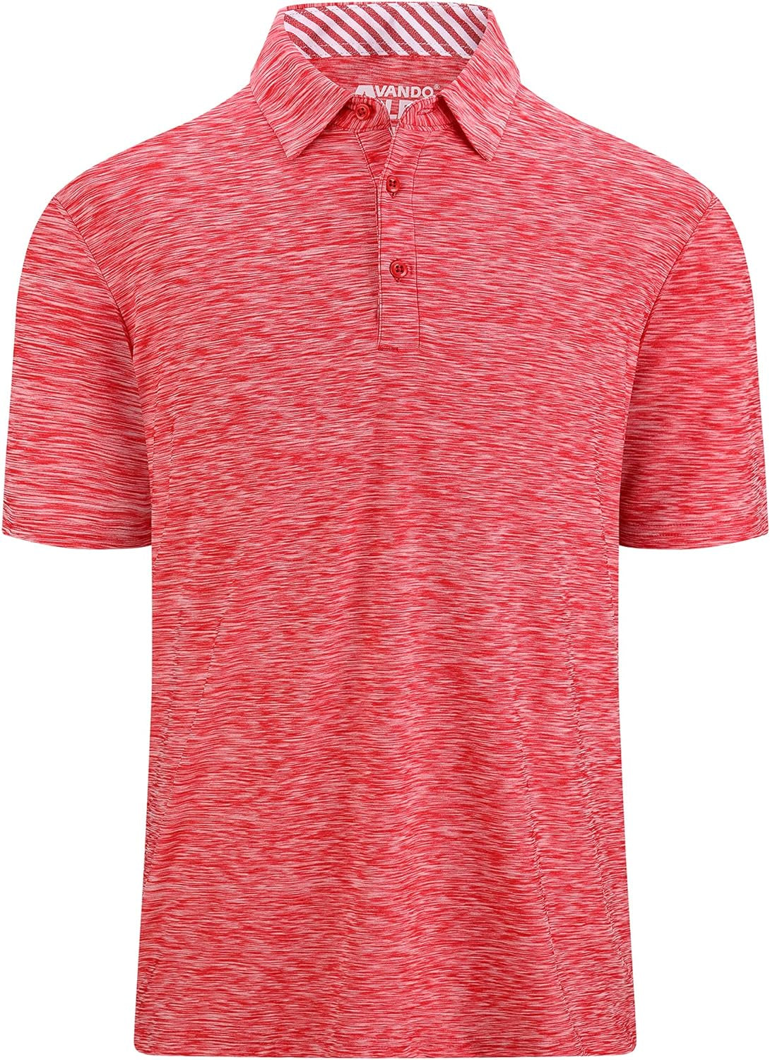 Mens Golf Shirt Moisture Wicking Quick-Dry Short Sleeve Polo | Upf40,Soft & Stretch,Sweat Resistant,Multi-Scene Sports & Office Apparel